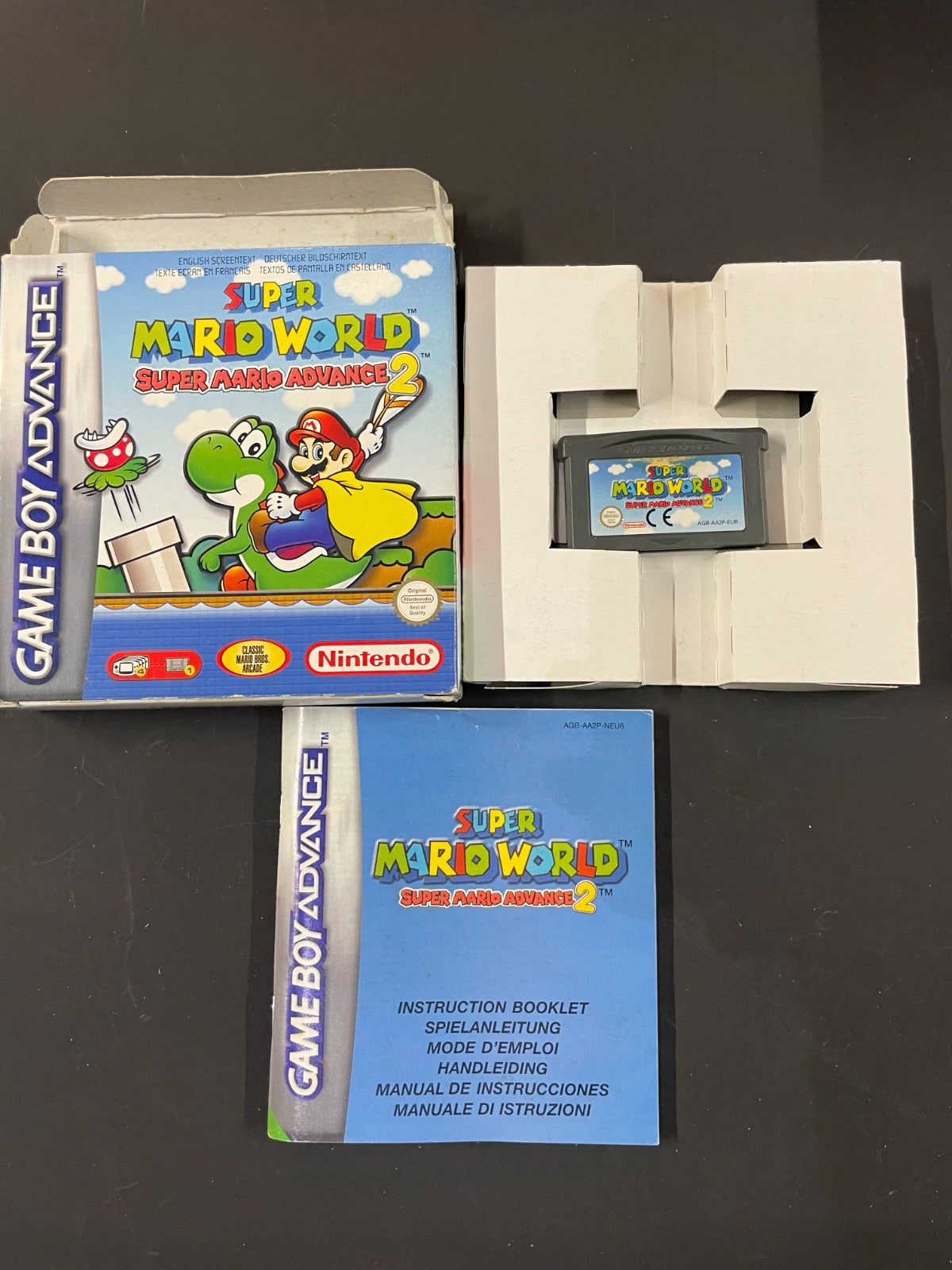 Super Mario World Super Mario Advance 2 Nintendo Game Boy Advance Boxed w/Manual