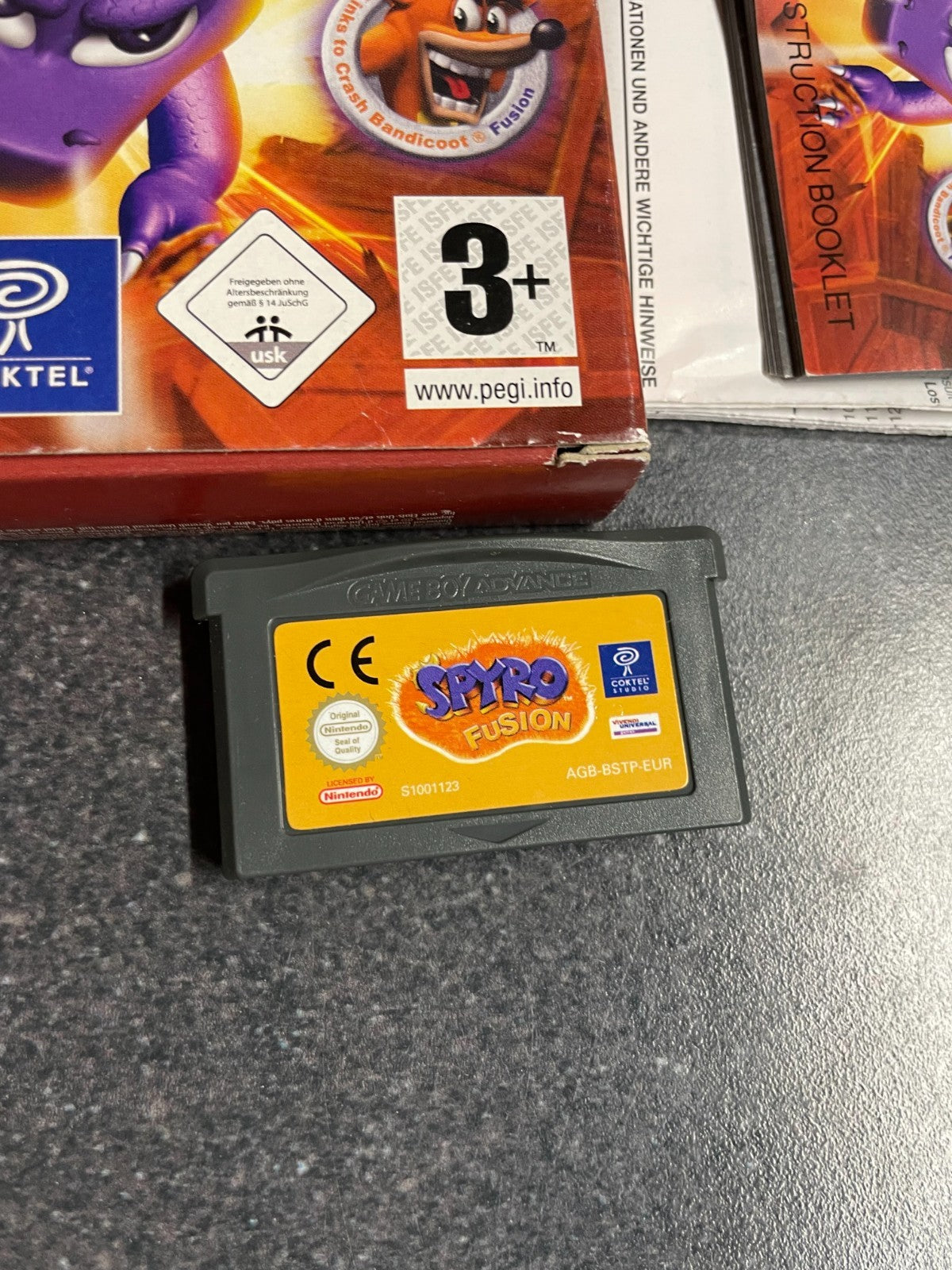 Spyro Fusion - GameBoy Advance - Boxed with Manual