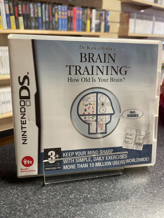 Dr Kawashima's Brain Training - Nintendo DS - Boxed with Manual