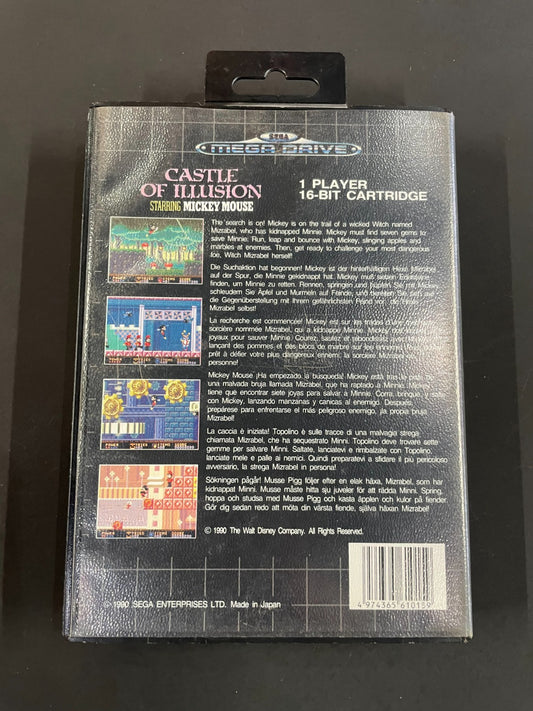 Castle of Illusions - SEGA Mega Drive  - Boxed no Manual