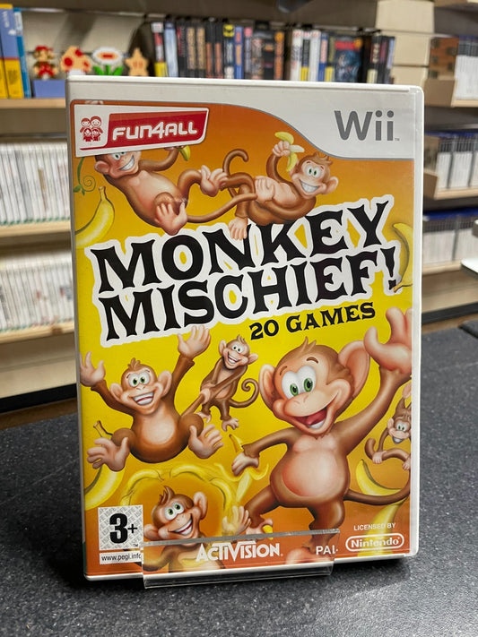 Monkey Mischeif - Nintendo Wii - Boxed with Manual