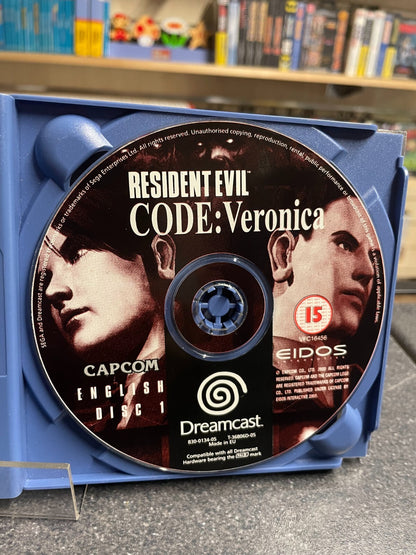 Resident Evil CODE: Veronica - SEGA Dreamcast - Complete with Manual