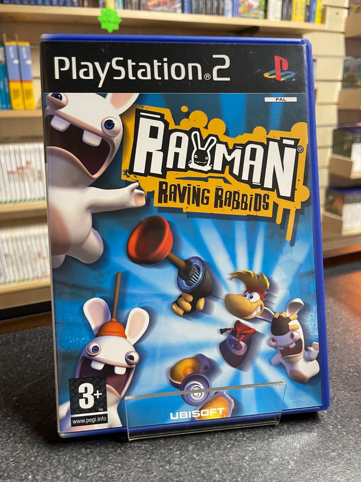 Rayman Raving Rabbids - Sony - Playstation 2 PS2 - Complete with Manual