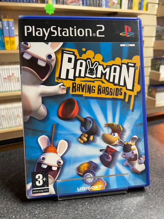Rayman Raving Rabbids - Sony - Playstation 2 PS2 - Complete with Manual