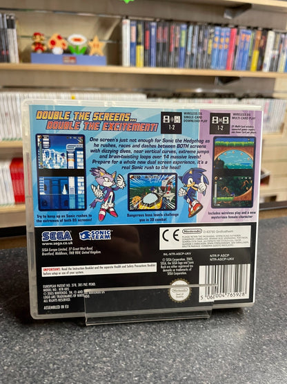 Sonic Rush - Nintendo DS - Complete with Manual