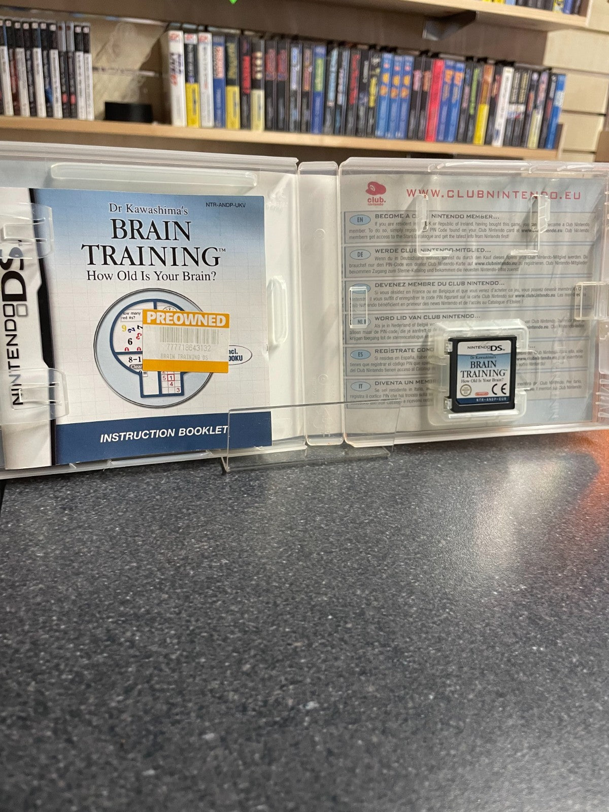 Dr Kawashima's Brain Training - Nintendo DS - Boxed with Manual