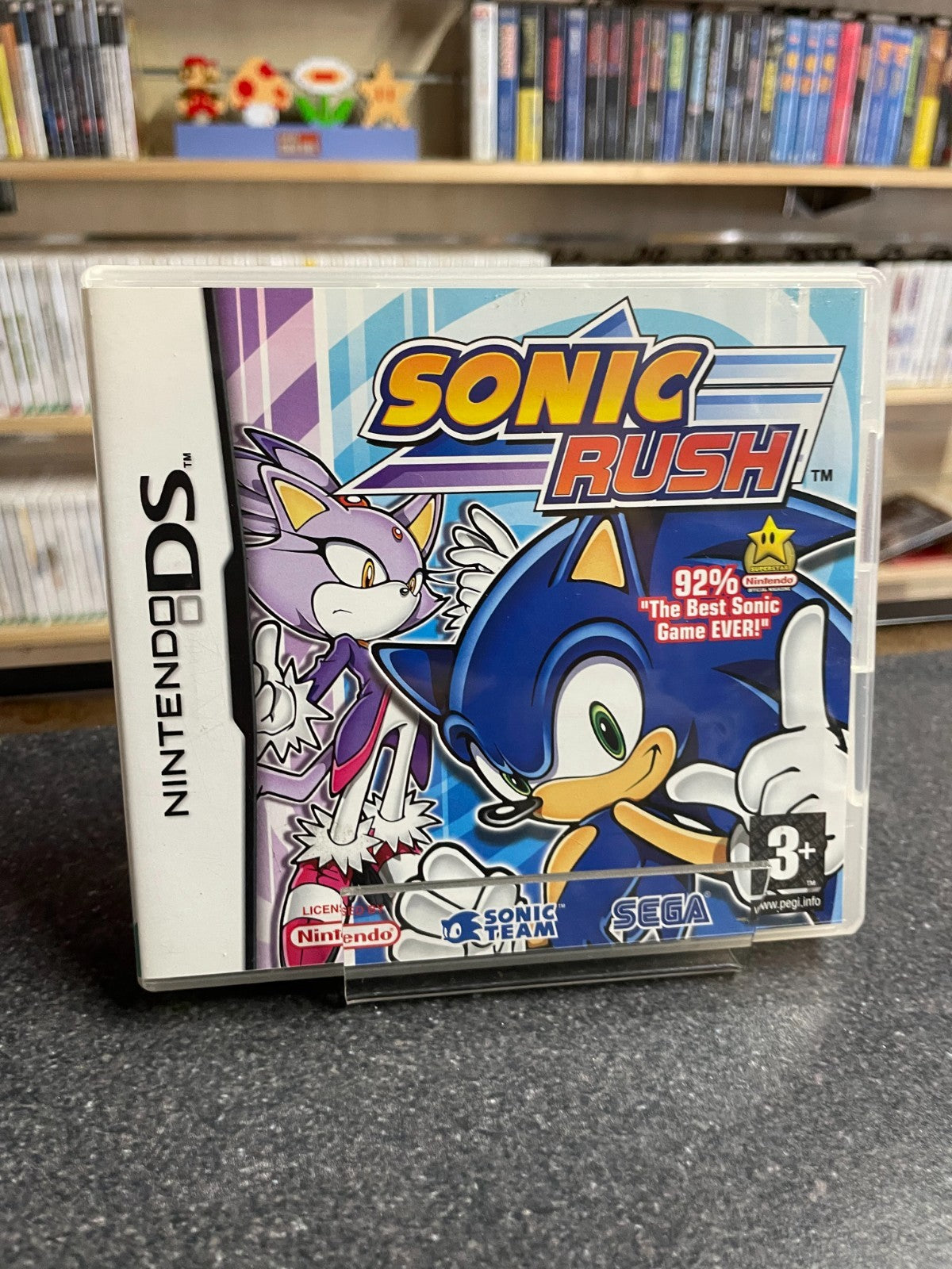 Sonic Rush - Nintendo DS - Complete with Manual