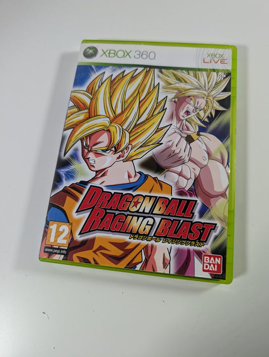 Dragonball Raging Blast - Microsoft Xbox 360 - Complete with Manual