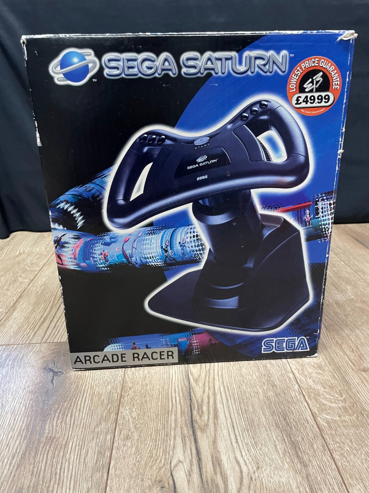 SEGA Saturn Arcade Racer - SEGA - Boxed with Inserts, Manual and Sega Rally