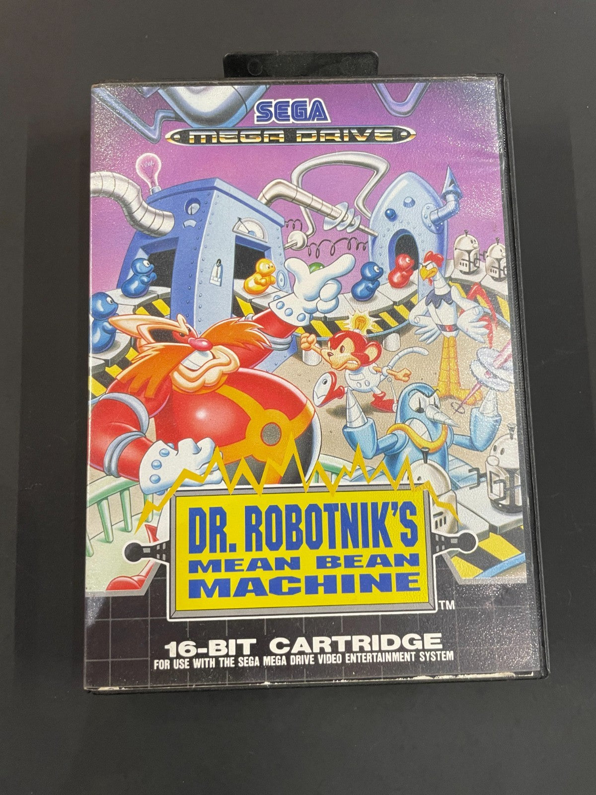 Dr. Robotnik's  Mean Bean Machine - SEGA Mega Drive  - Boxed with Manual