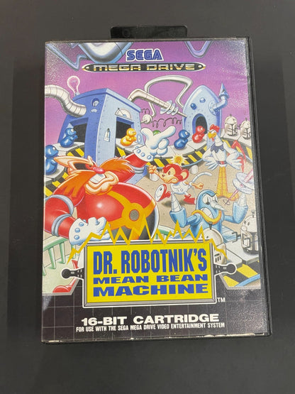 Dr. Robotnik's  Mean Bean Machine - SEGA Mega Drive  - Boxed with Manual