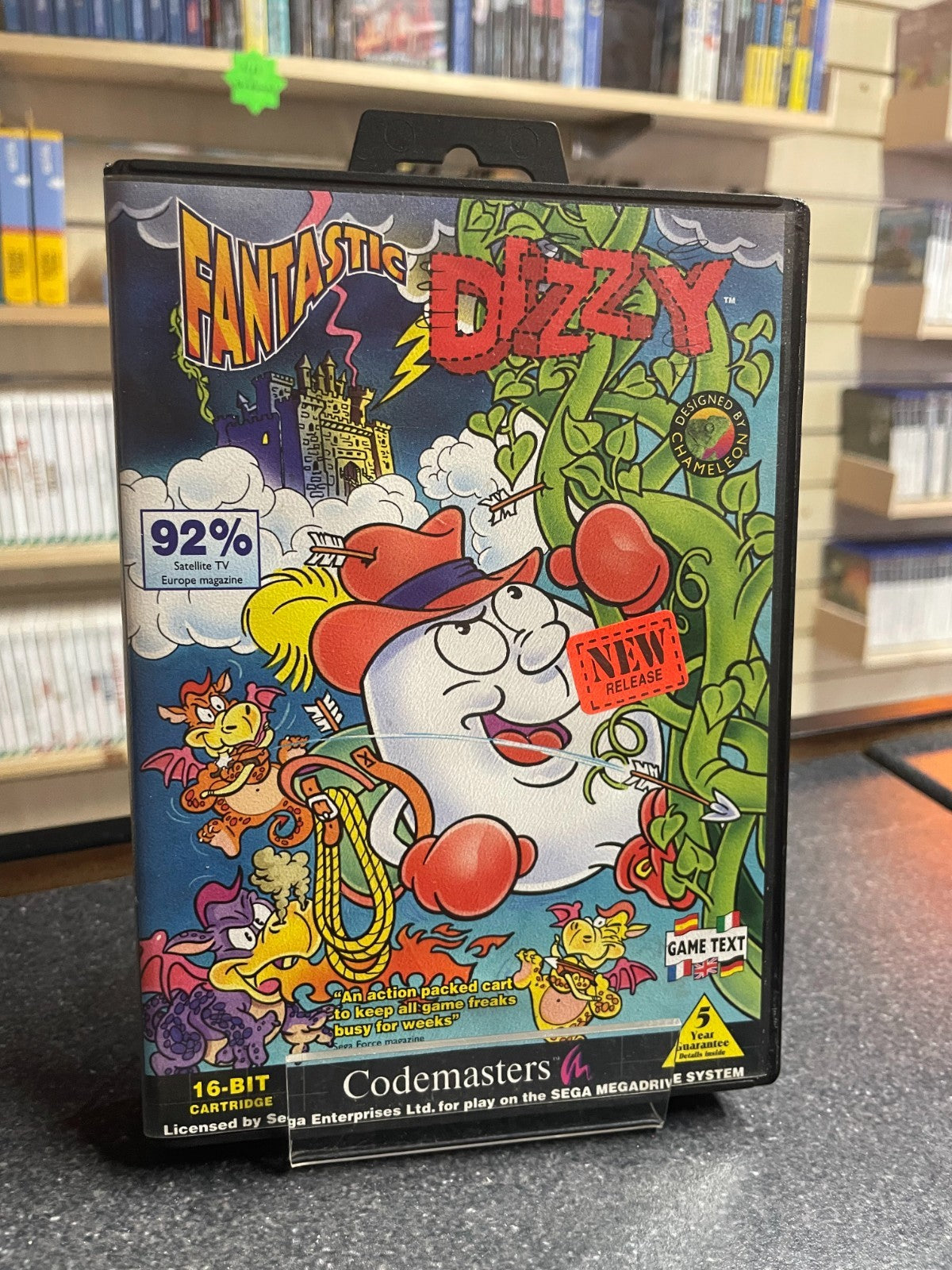 Fantastic Dizzy - SEGA Mega Drive - Boxed with Manual - VGC