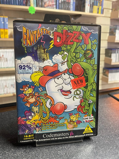Fantastic Dizzy - SEGA Mega Drive - Boxed with Manual - VGC