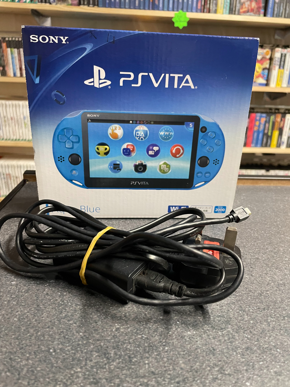 Sony - PSVITA - Aqua Blue -  Boxed & Complete