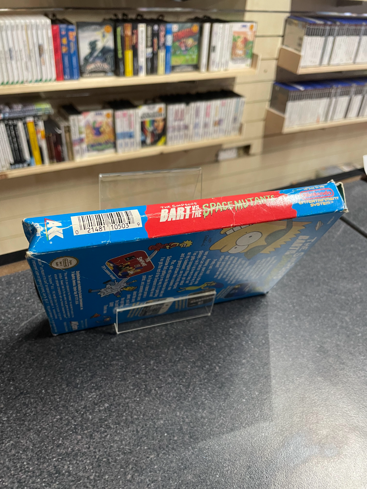 The Simpsons: Bart Vs The Space Mutants -Nintendo NES - Complete with Manual