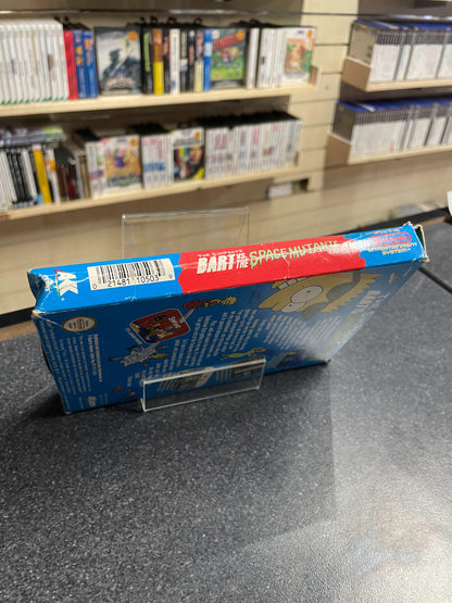 The Simpsons: Bart Vs The Space Mutants -Nintendo NES - Complete with Manual