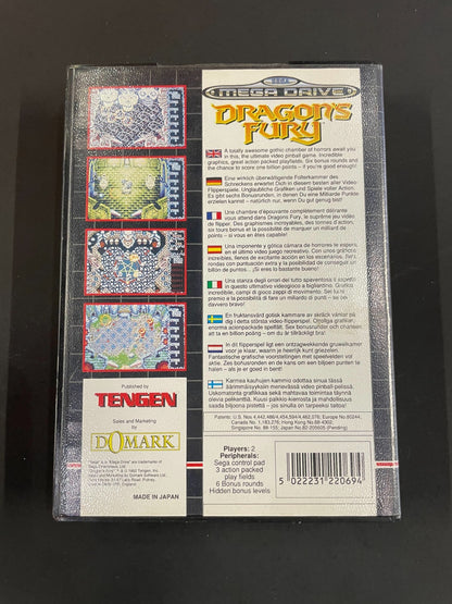 Dragon's Fury - SEGA Mega Drive  - Boxed with Manual - VGC