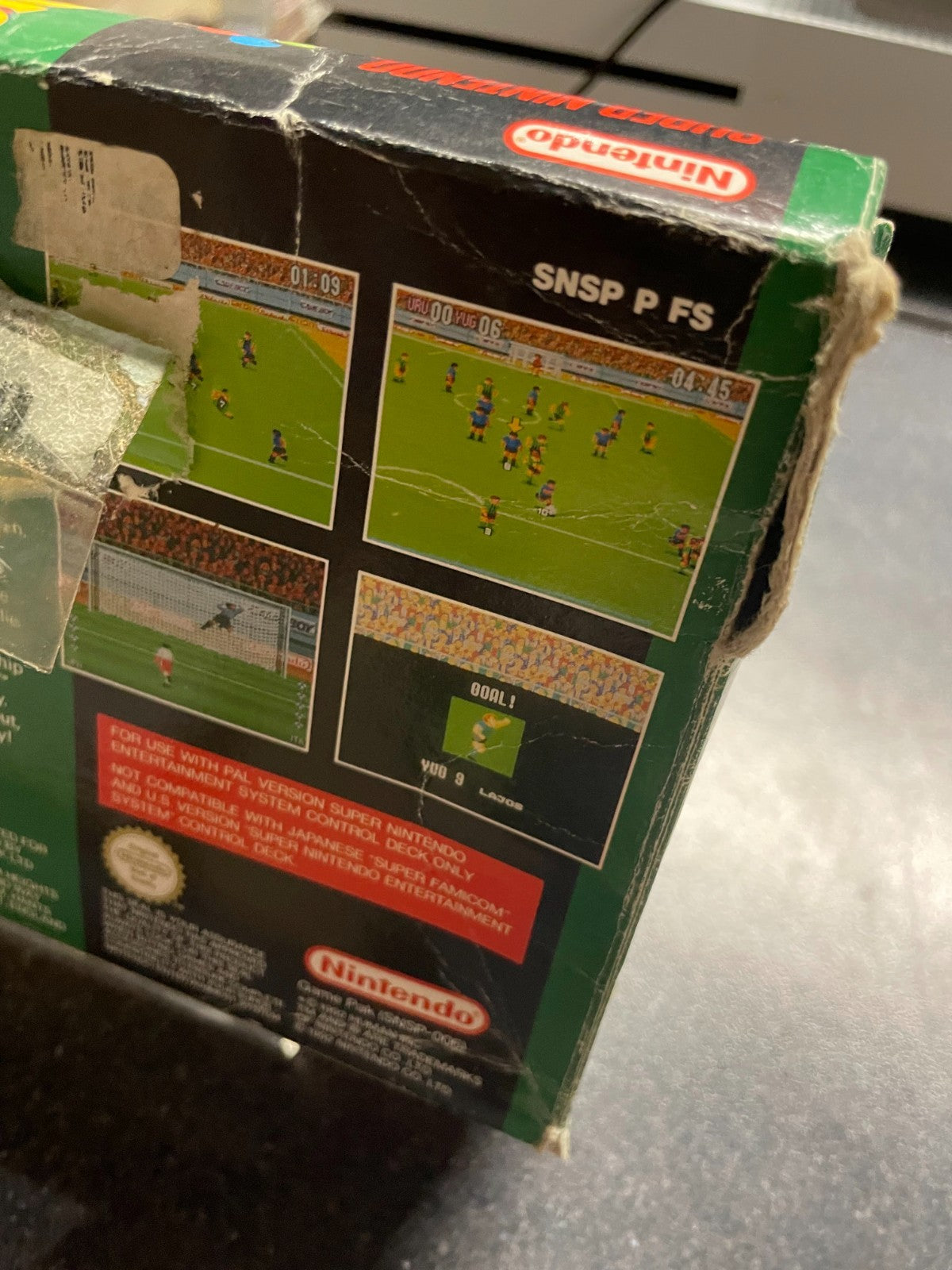 Super Soccer -Super Nintendo Entertainment System SNES - Boxed with Manual