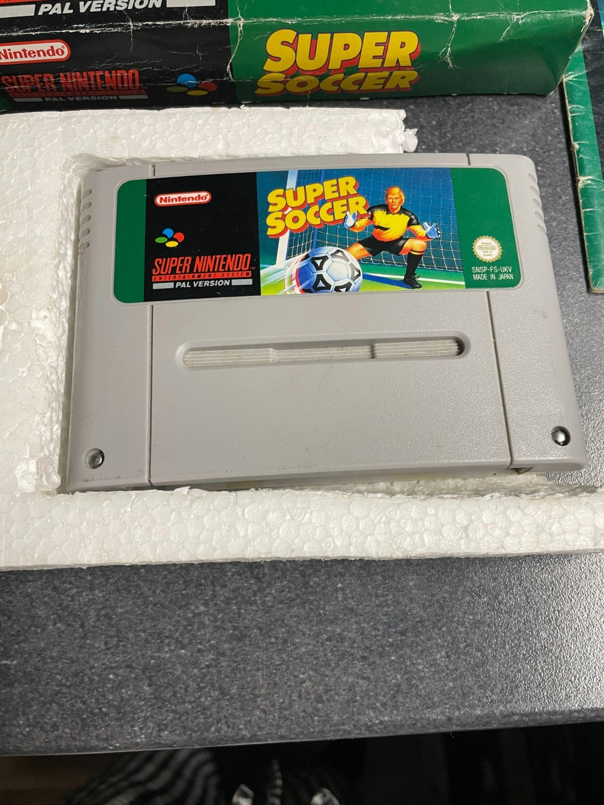 Super Soccer -Super Nintendo Entertainment System SNES - Boxed with Manual