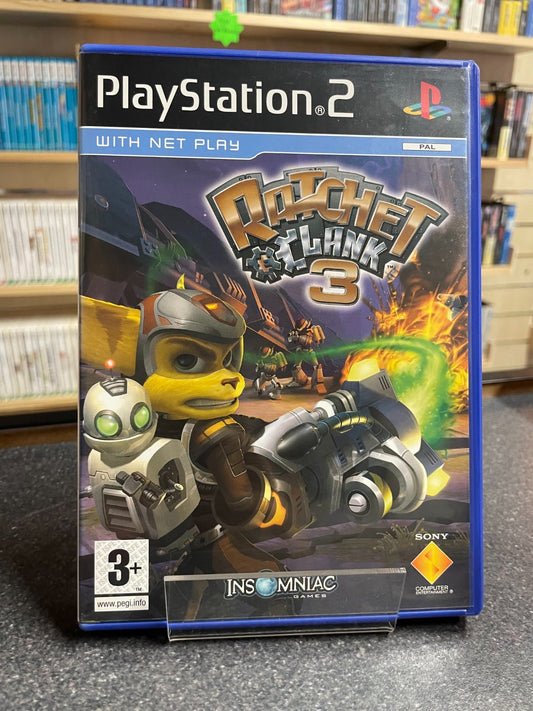 Rachet & Clank 3- Sony Playstation 2 PS2 - Boxed w/Manual