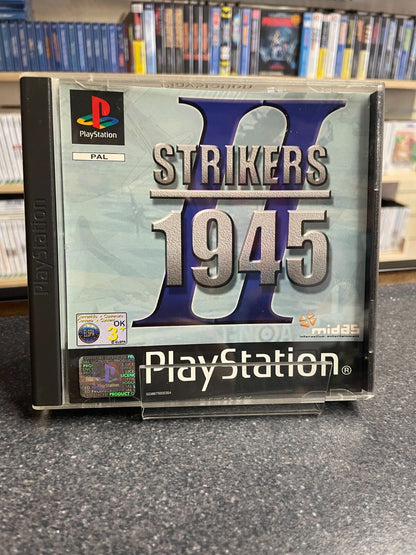 Strikers 1945 - Play station 1 PS1 - Complete with Manual