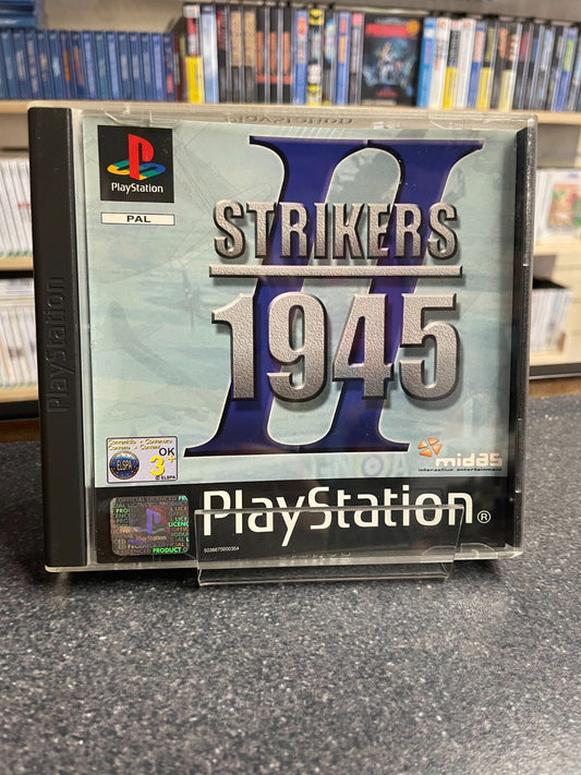 Strikers 1945 - Play station 1 PS1 - Complete with Manual