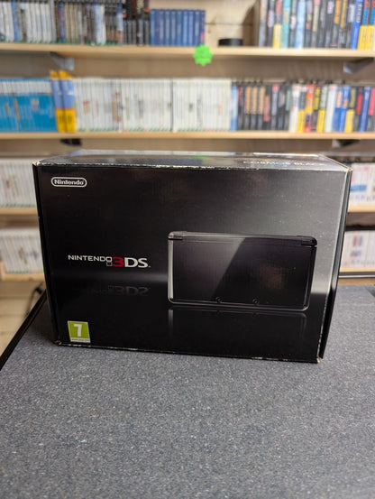 Nintendo 3DS - Black - Boxed No Cardboard Inserts