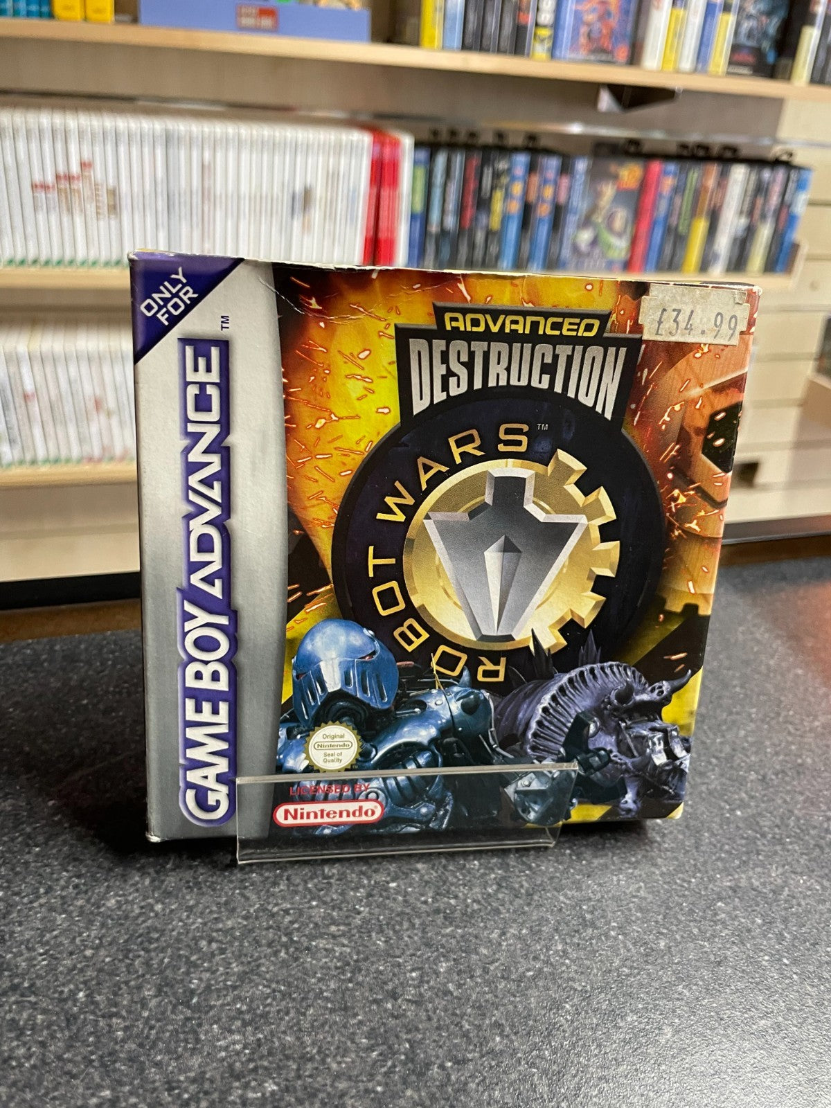 Robot Wars: Advanced Destruction - GameBoy Advance - Boxed with Manual
