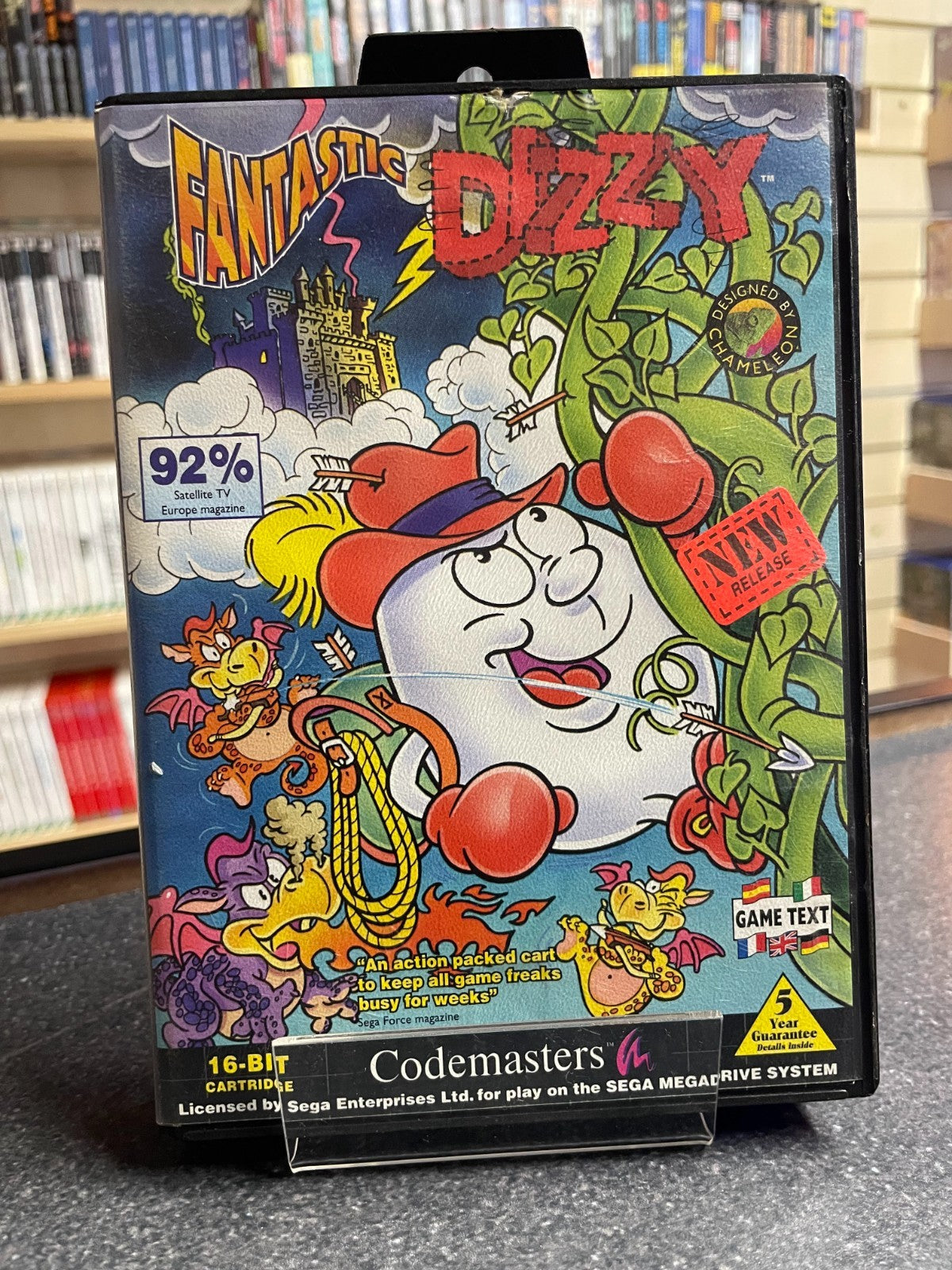Fantastic Dizzy - SEGA Mega Drive - Boxed no Manual