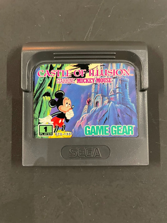 Castle of Illusioin Starring Mickey Mouse - Sega Game Gear - Cart Only