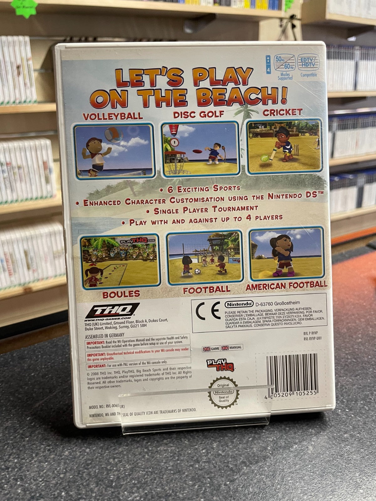 Big Beach Sports - Nintendo Wii  - Boxed with Manual