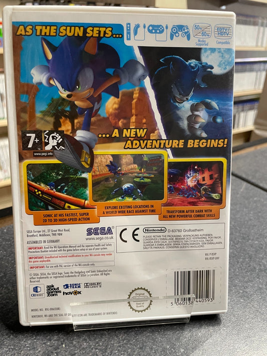 Sonic Unleashed - Nintendo Wii  - Boxed with Manual