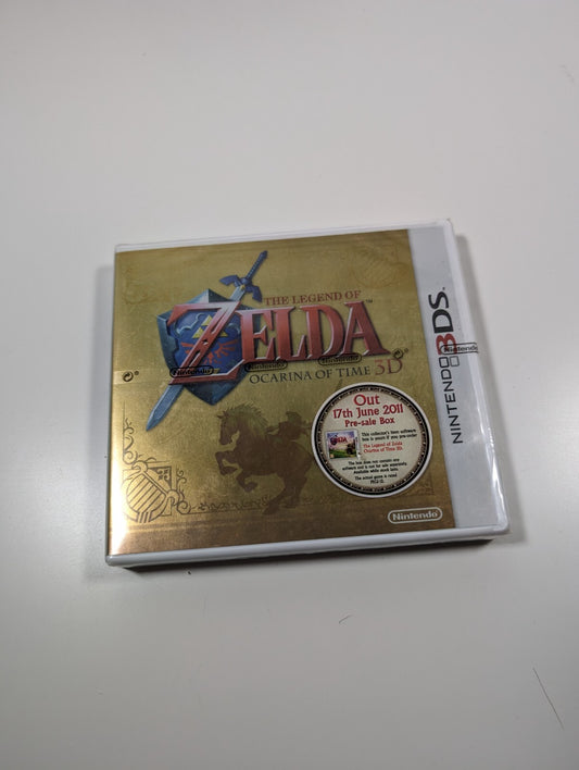 Zelda Ocarina of Time 3D - Nintendo 3DS - Promo Pre Sale Box - Sealed