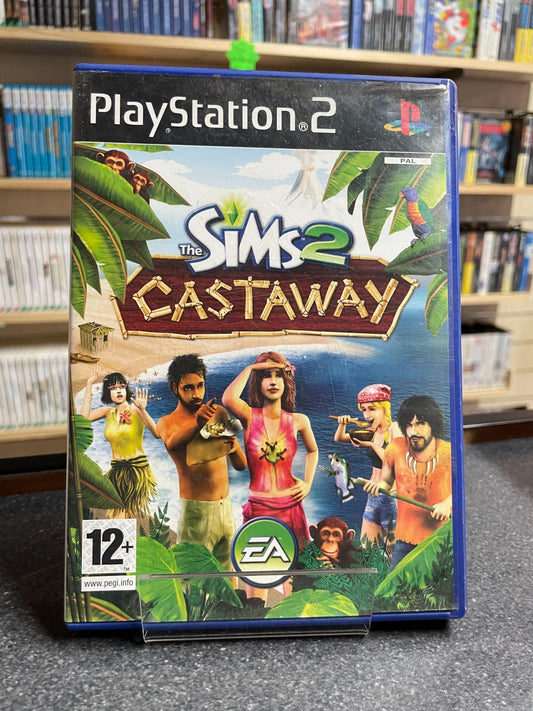 The Sims Castaway - Sony - Playstation 2 PS2 - Complete with Manual