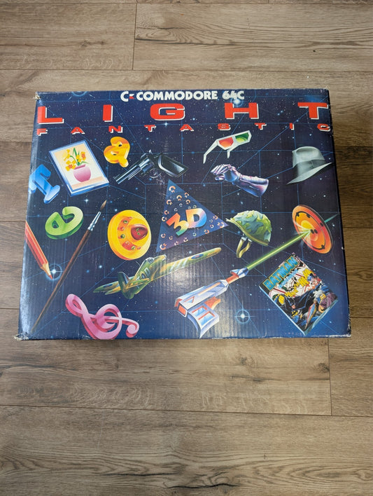 Commodore 64c C64C - Light Fantastic - Boxed with 25+ games - No Light Gun