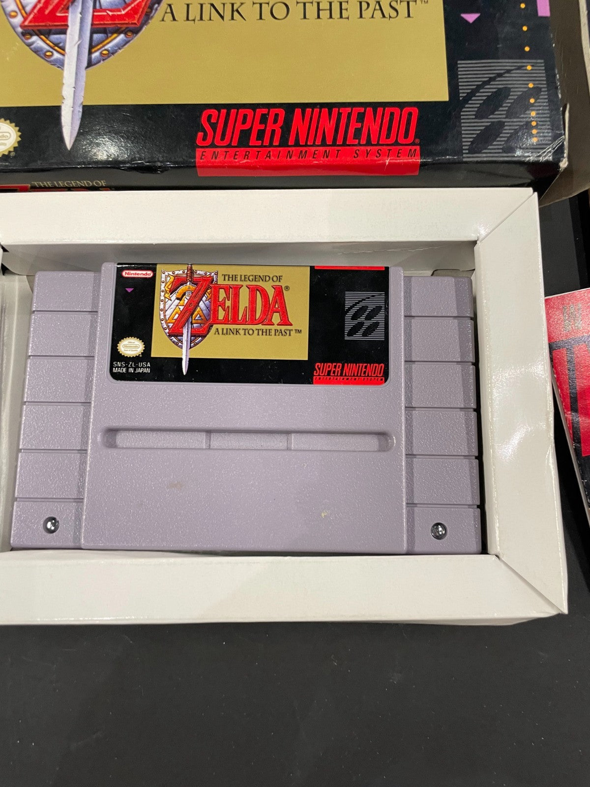 The Legend of Zelda  - SNES - Boxed with Manual + Poster + Map - USA