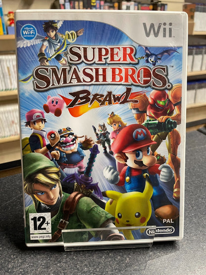 Super Smash  Bros. Brawl - Nintendo Wii  - Boxed with Manual