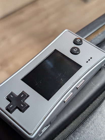 Nintendo Gameboy Micro - Silver - Good Condition