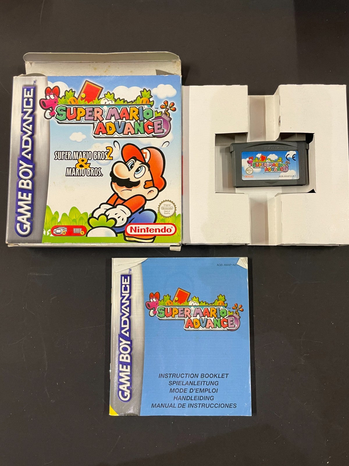 Super Mario Advance - Nintendo Game Boy Advance - Boxed w/Manual