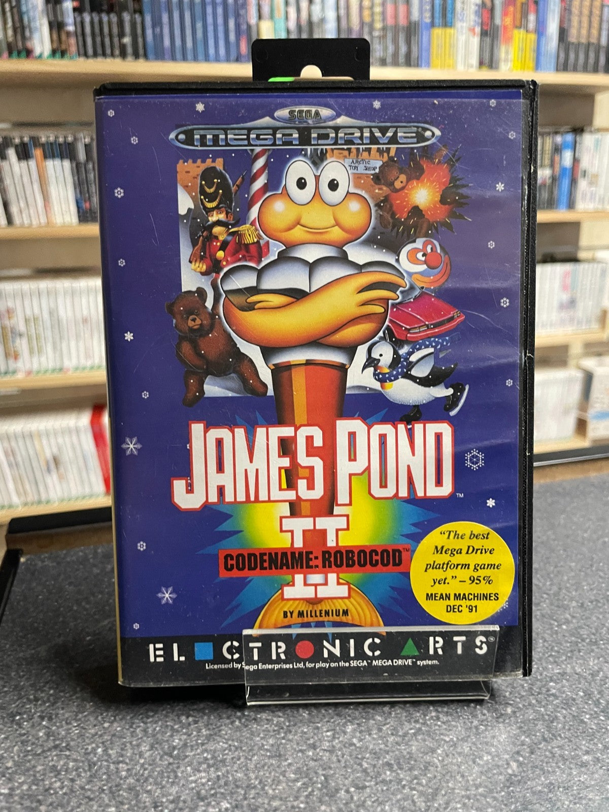 James Pond II 2 Codename: Robocod - Sega Mega Drive - Boxed with Manual