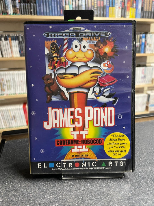 James Pond II 2 Codename: Robocod - Sega Mega Drive - Boxed with Manual