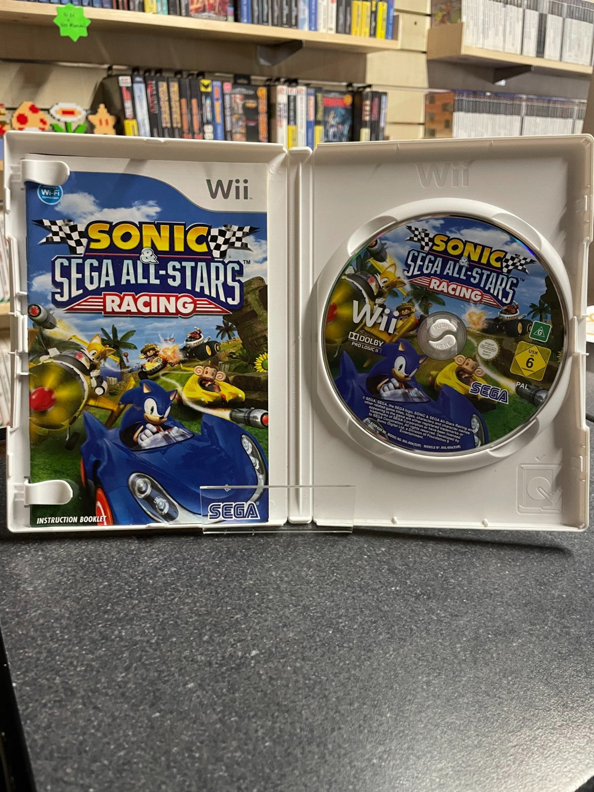 Sonic & Sega All-Stars Racing - Nintendo Wii  - Boxed with Manual