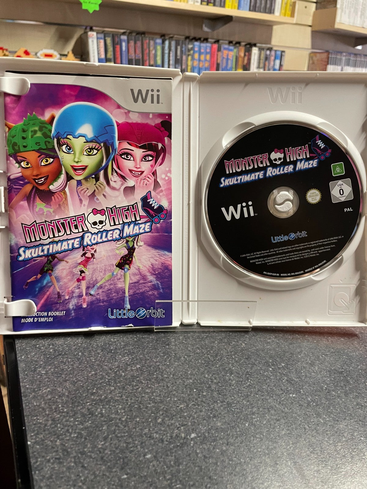 Monster High Skultimate Roller Maze - Nintendo Wii - Boxed with Manual