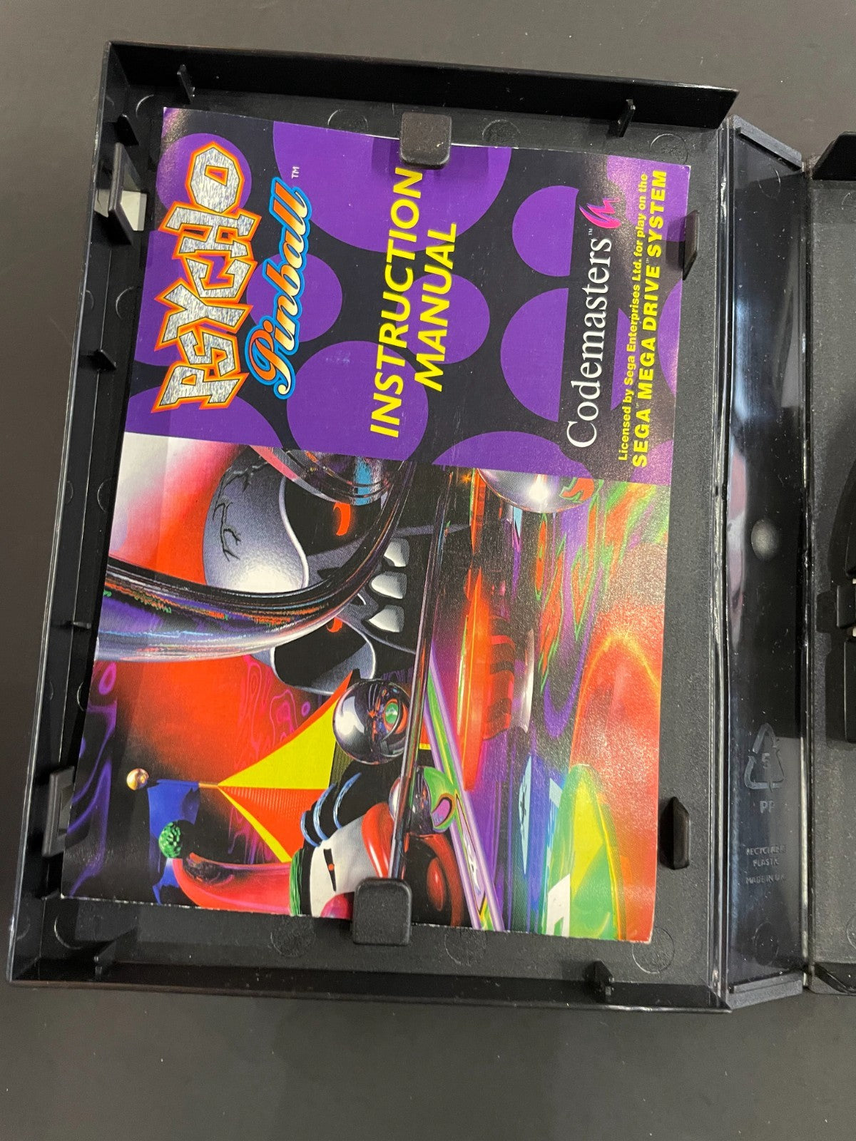 Phycho Pinball - SEGA Mega Drive  - Boxed with Manual - VGC