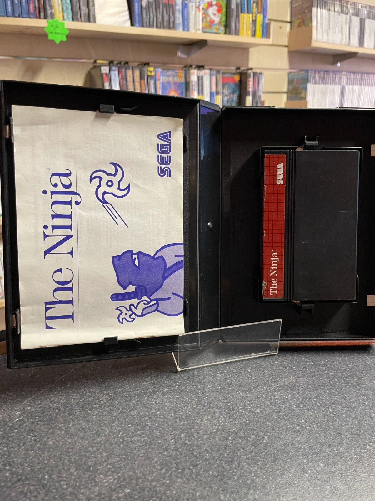 The Ninja: The Mega Cartridge - Sega Master System - Boxed with Manual