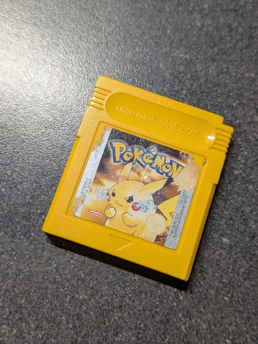 Pokemon Yellow - Cart only - Faulty (Read Description)