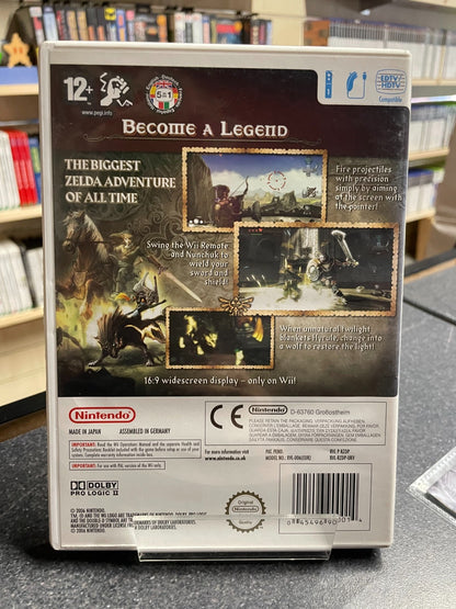 The Legend of Zelda: Twighlight Princess - Nintendo Wii  - Boxed with Manual