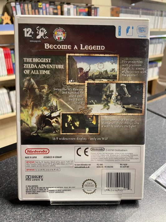 The Legend of Zelda: Twighlight Princess - Nintendo Wii  - Boxed with Manual