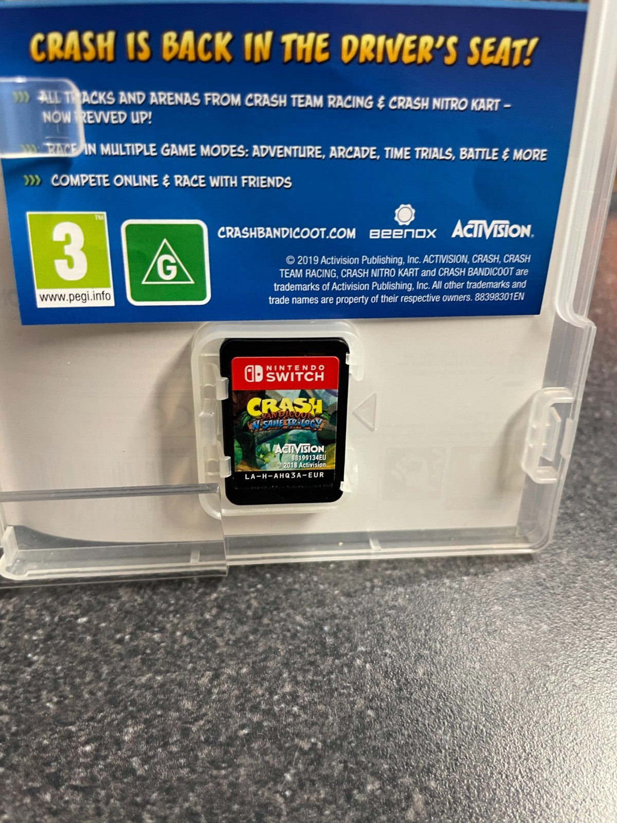 Crash Bandicoot N-Sane Trilogy - Nintendo Switch - Boxed