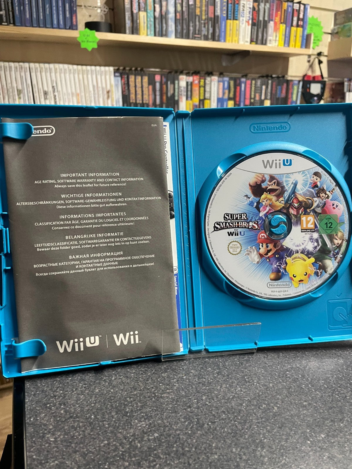 Super Smash Bros for Wii U - Nintendo Wii.U - Boxed no Manual